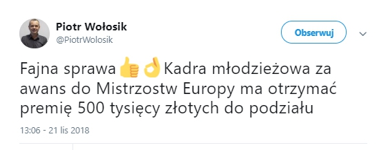 Taką PREMIĘ dostanie kadra Polski U21 za awans!